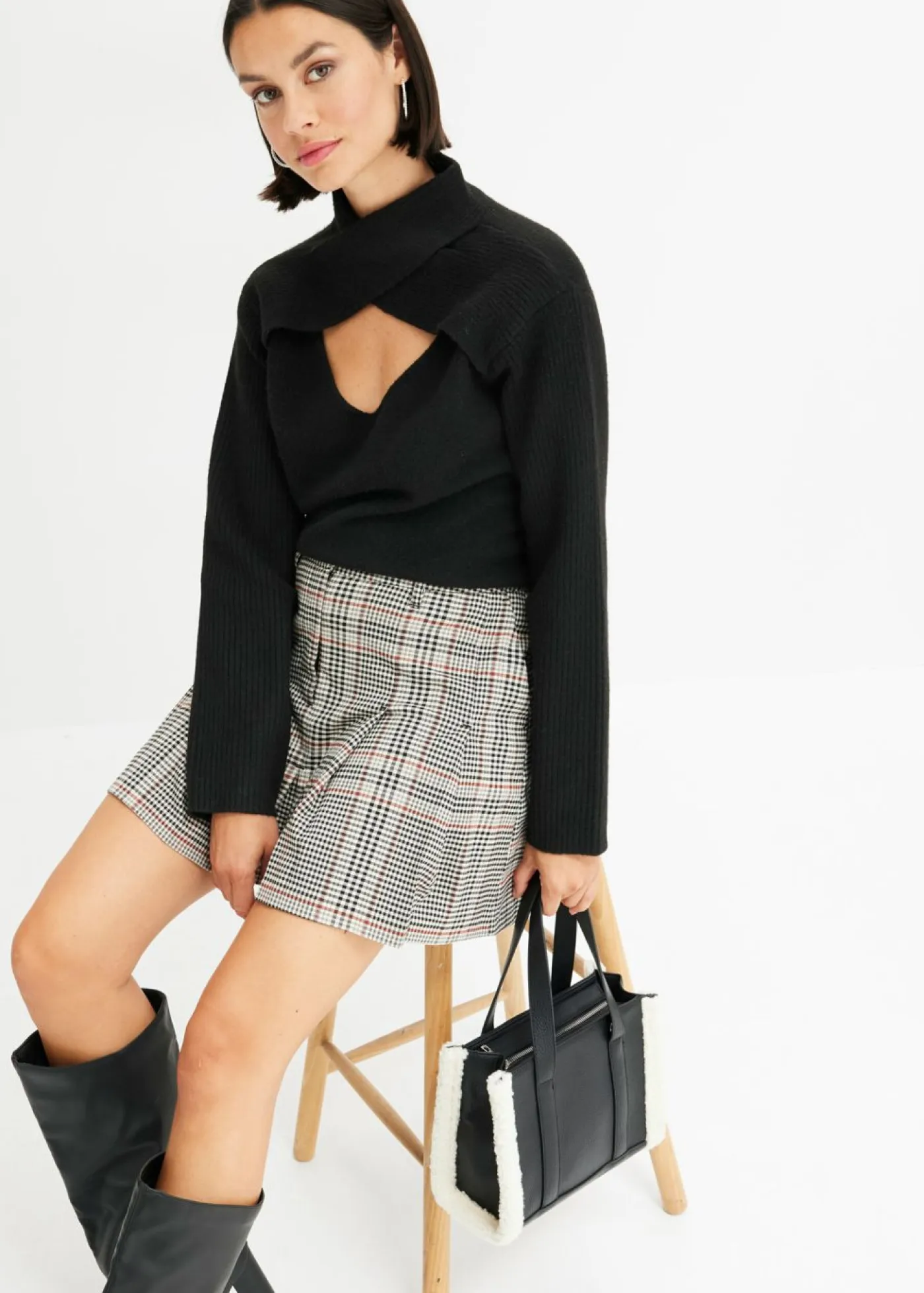 bonprix bonprix Jerséis|Ropa De Punto>Jersey Negro