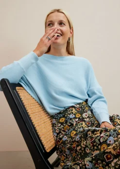 Mujer bonprix bonprix Jersey acanalado de gran tamaño