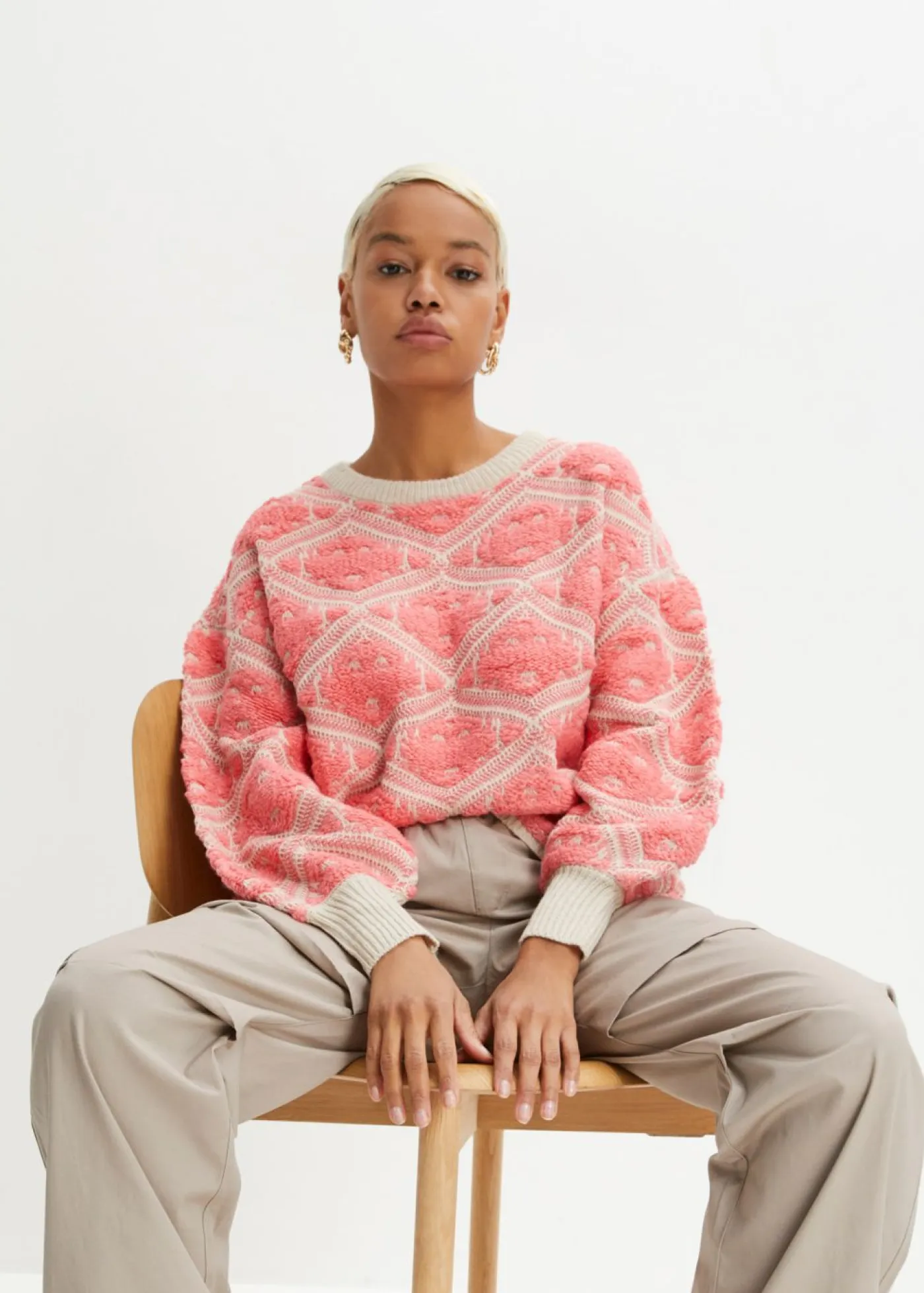 Mujer bonprix bonprix Jersey boxy de punto