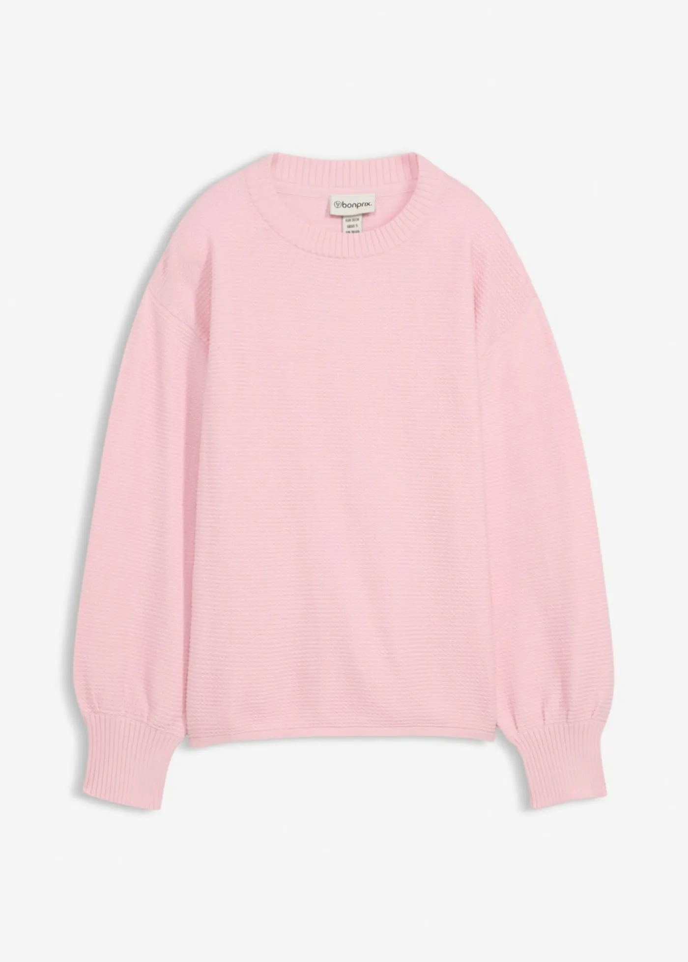 bonprix bonprix Jerséis|Ropa De Punto>Jersey con algodón rosa cristal