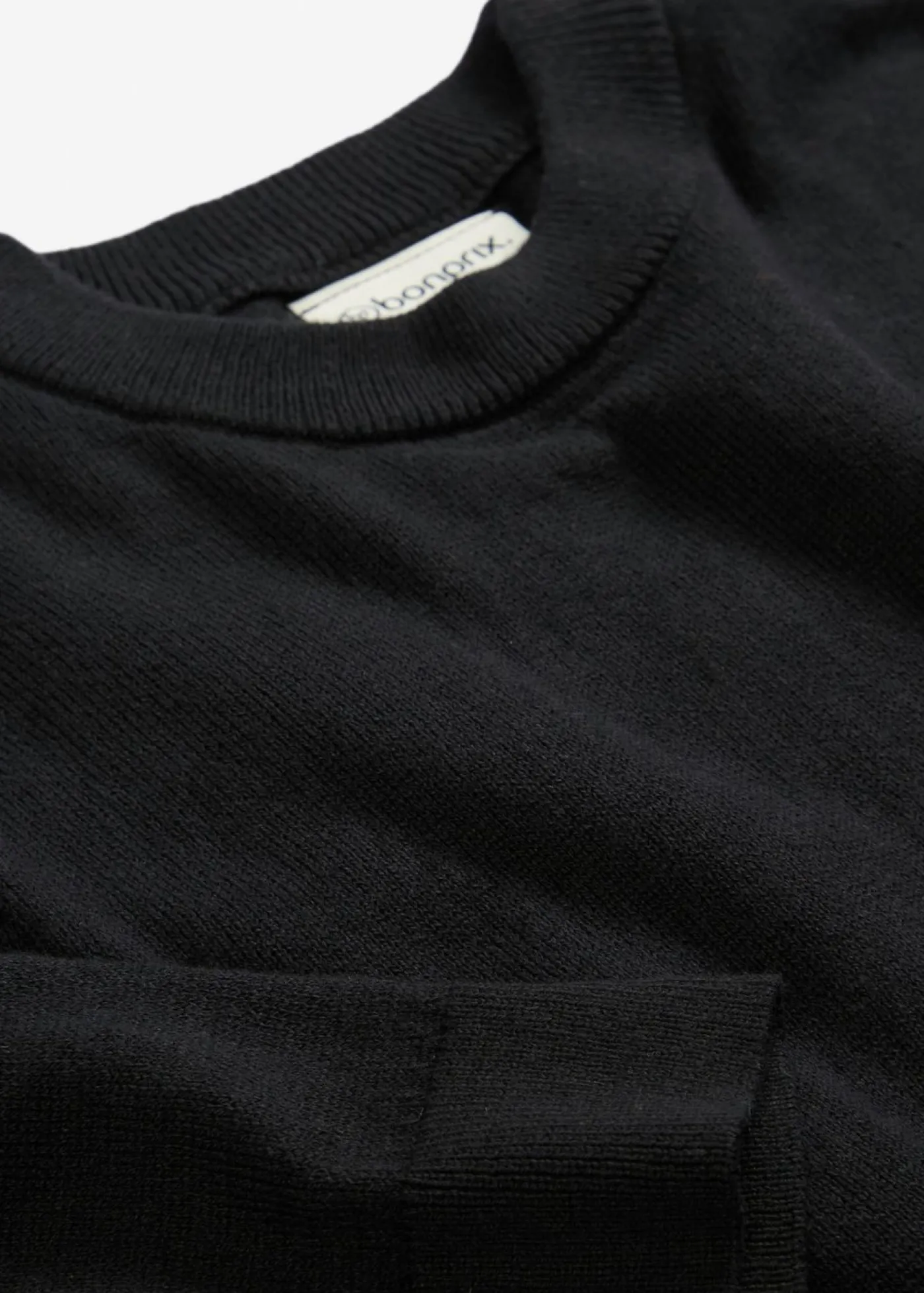 bonprix bonprix Premium|Jerséis>Jersey con contenido de seda Negro