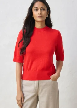 Mujer bonprix bonprix Jersey con contenido de seda