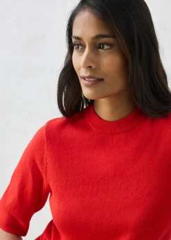 Mujer bonprix bonprix Jersey con contenido de seda