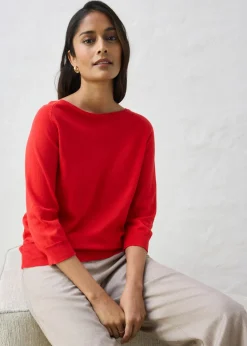 Mujer bonprix bonprix Jersey con contenido de seda