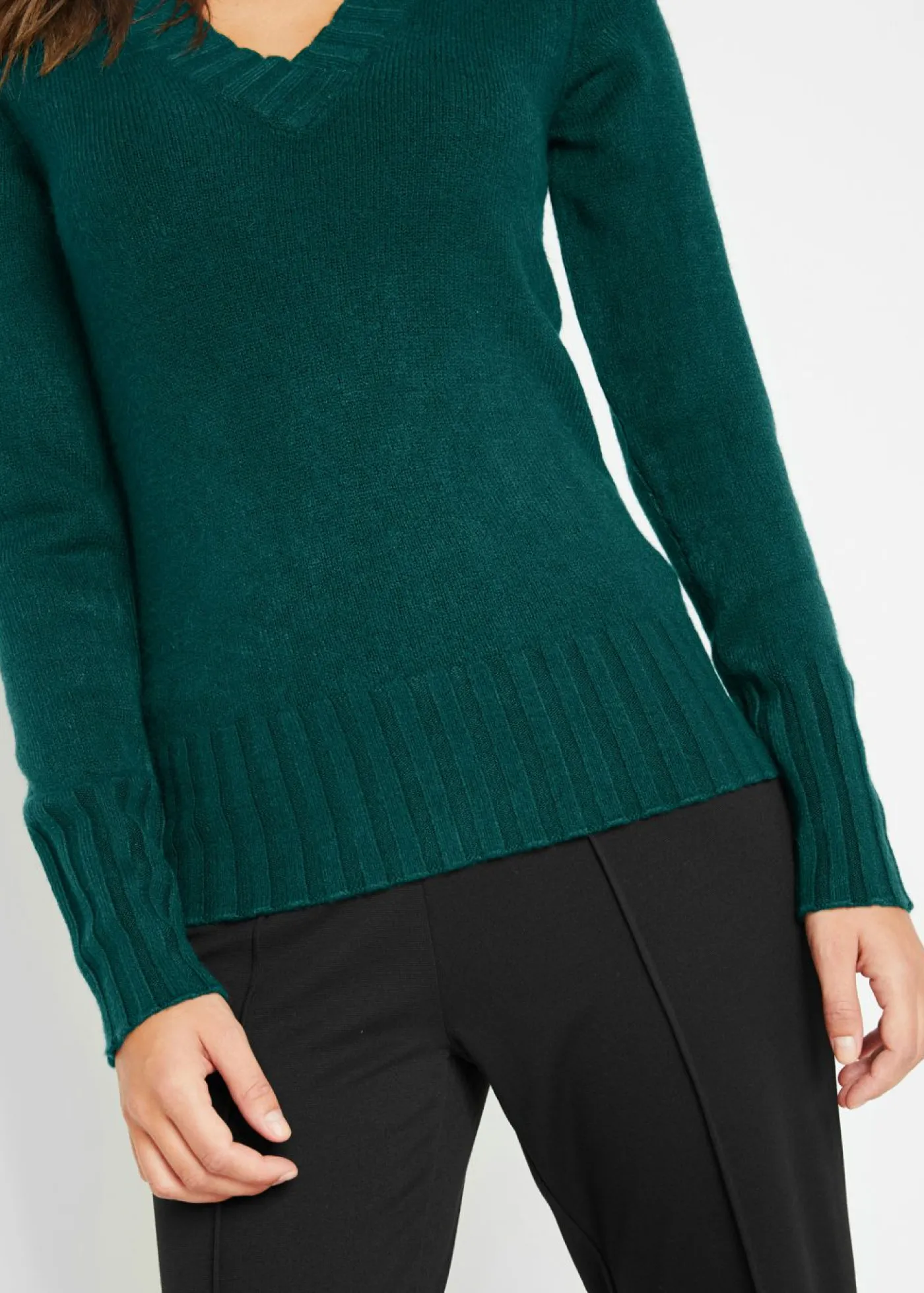 Mujer bonprix bpc bonprix collection Jersey con escote en V