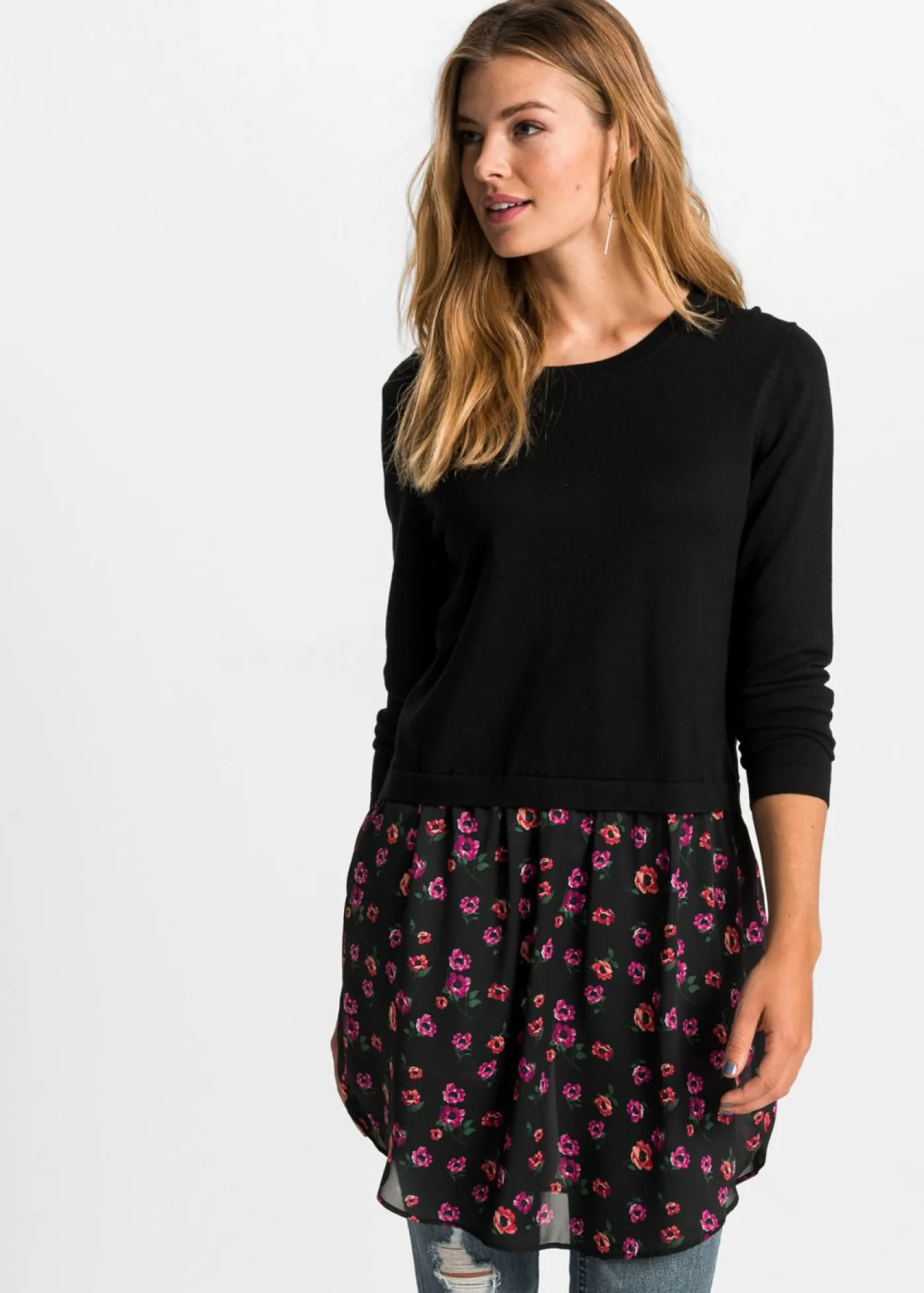 Mujer bonprix bonprix Jersey con falda