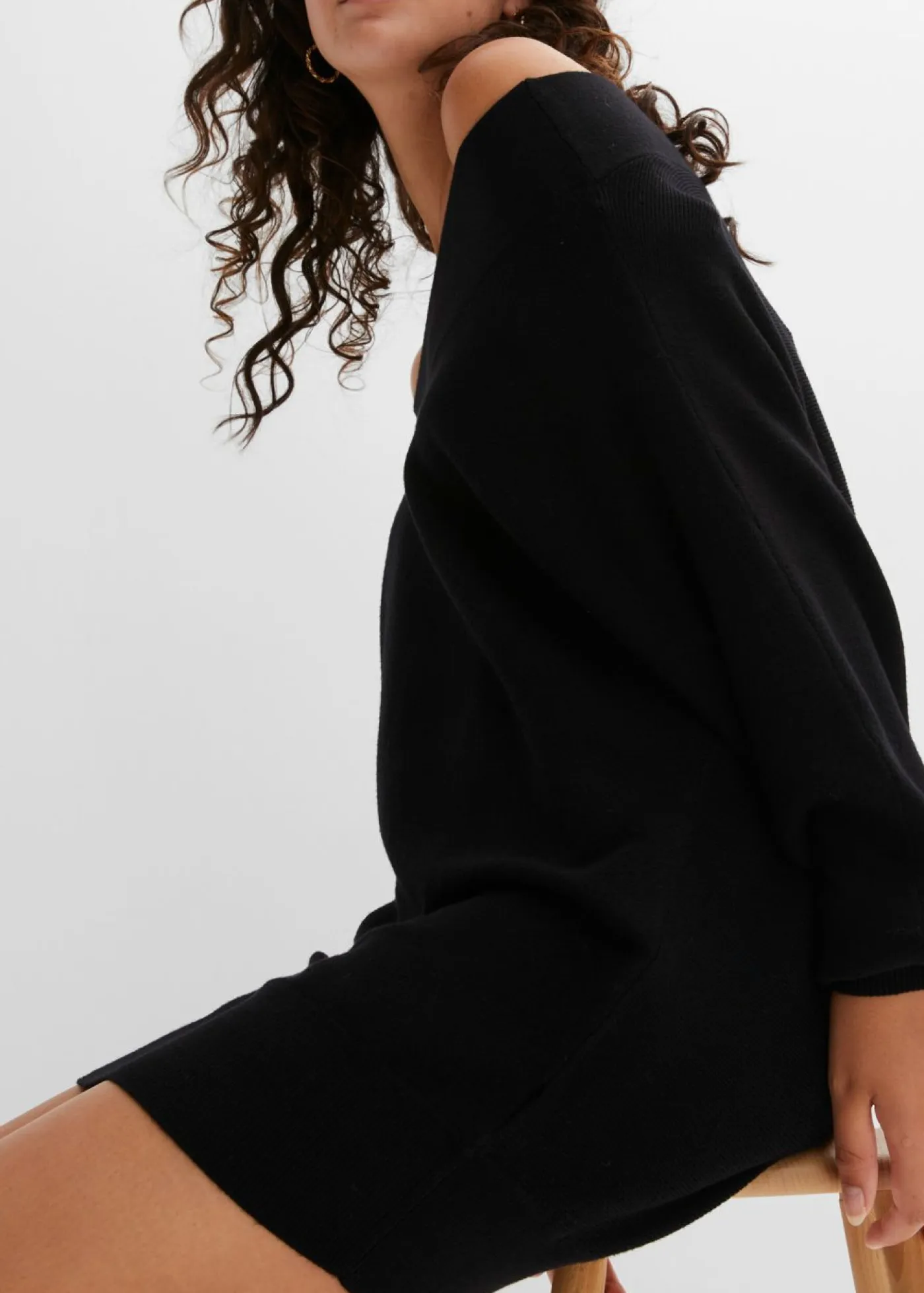 Mujer bonprix bonprix Jersey con hombros al descubierto