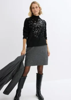 Mujer bonprix bonprix Jersey con lentejuelas