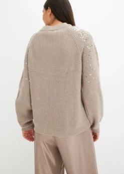 Mujer bonprix bonprix Jersey con lentejuelas