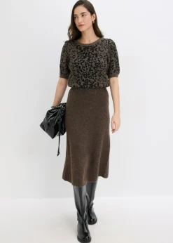 Mujer bonprix bonprix Jersey con mangas abullonadas