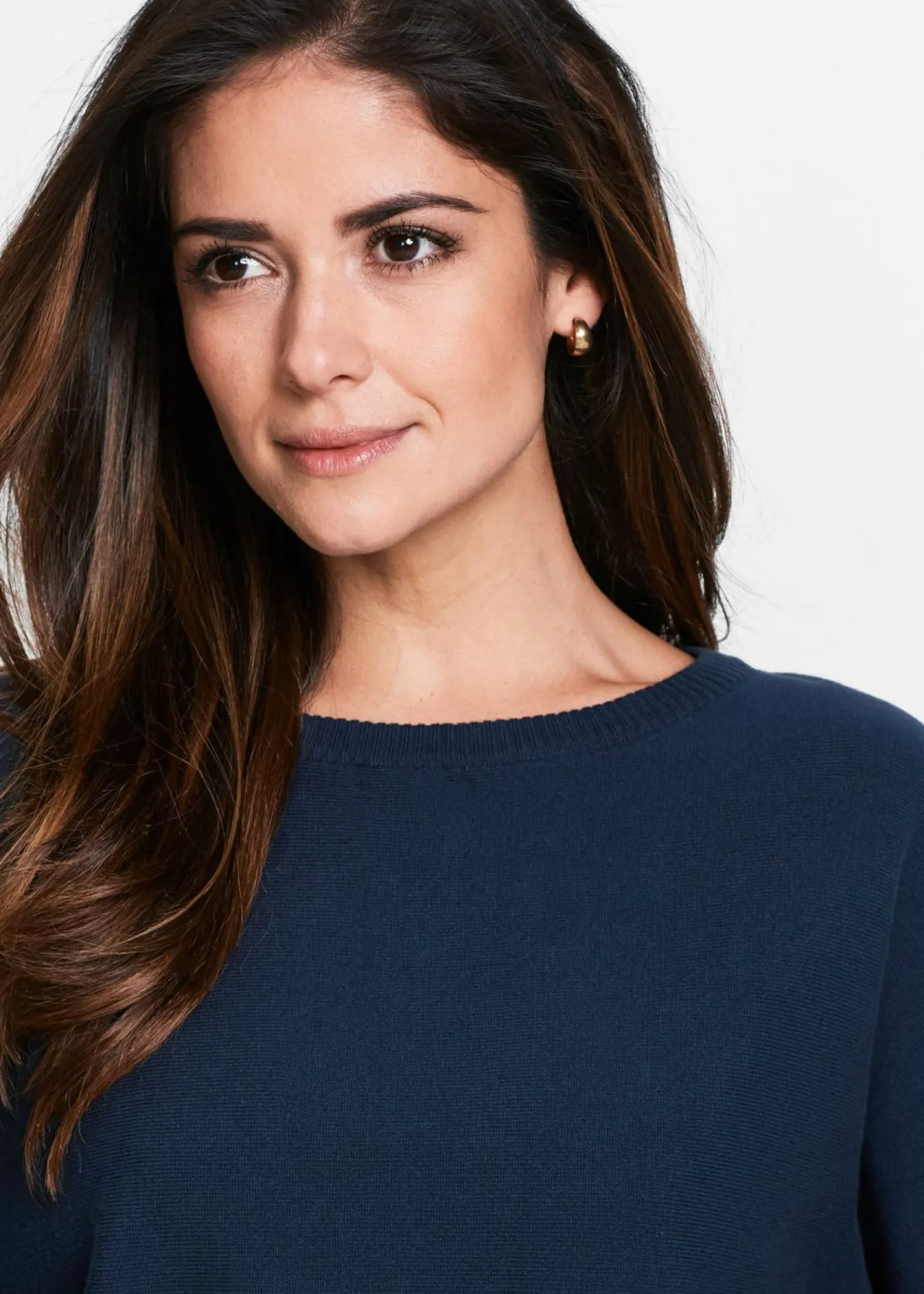 bonprix bonprix Jerséis|Ropa De Punto>Jersey con mangas murciélago Azul marino