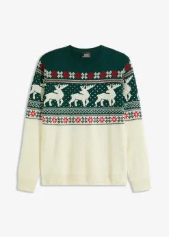 Hombre bonprix bonprix Jersey con patrón nórdico