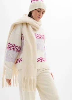 Mujer bonprix bonprix Jersey con patrón nórdico