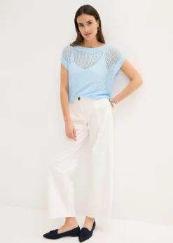 Mujer bonprix bonprix Jersey de ajour con hilo brillante