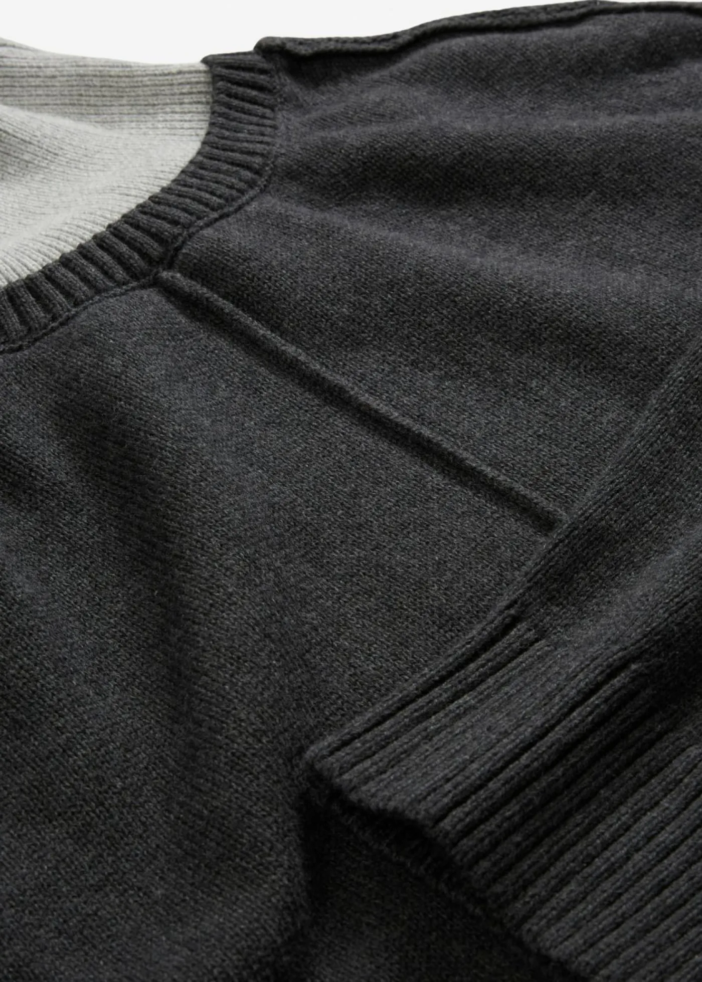 bonprix bonprix Esenciales|Jerséis>Jersey de algodón puro Antracita jaspeado