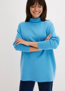 Mujer bonprix bonprix Jersey de canalé de algodón puro