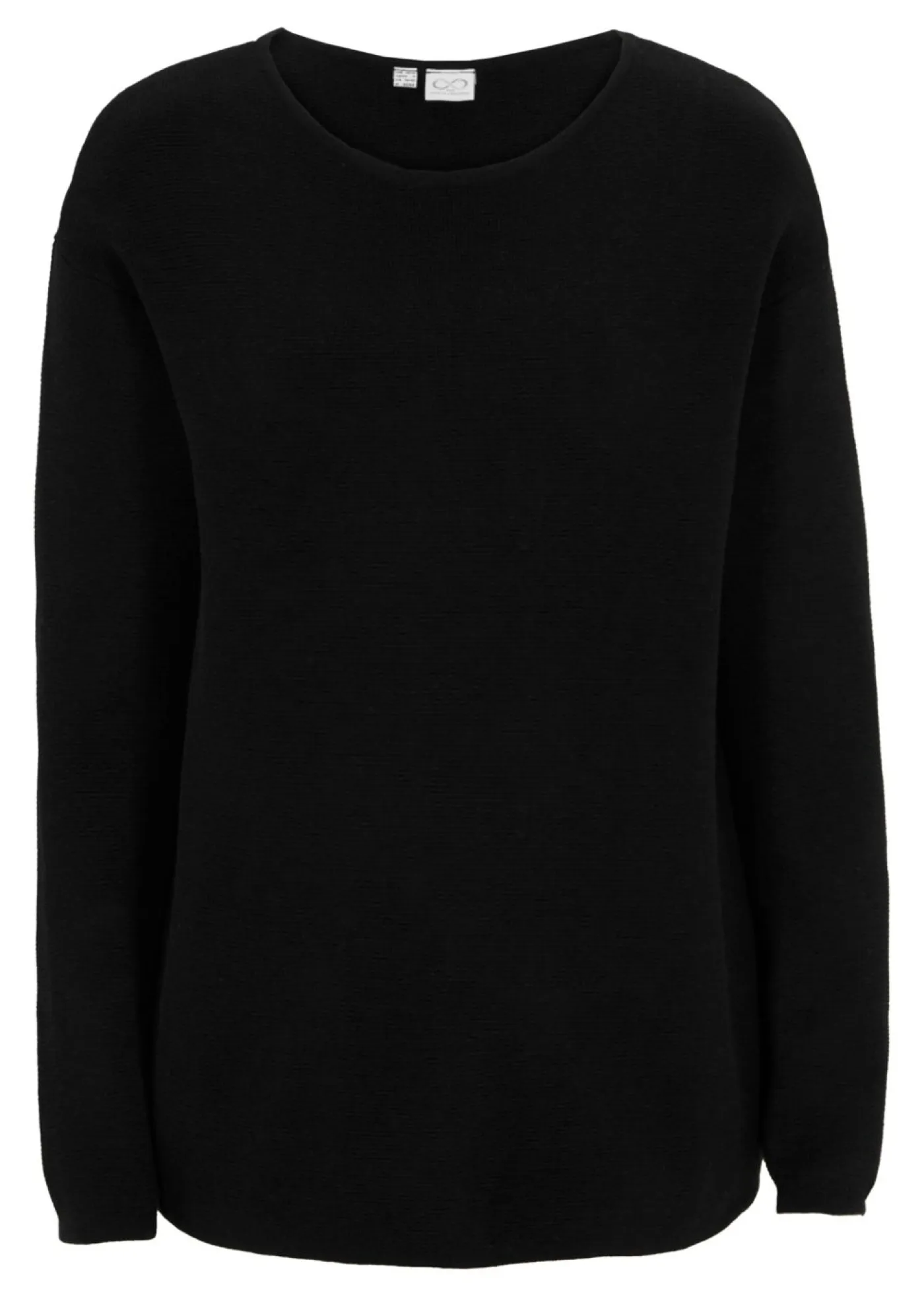 Mujer bonprix bonprix Jersey de canalé Milano con cuello redondo