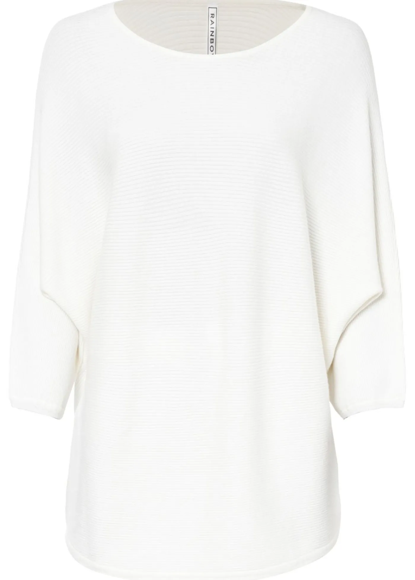 bonprix bonprix Jerséis|Ropa De Punto>Jersey de canalé oversize de mezcla de viscosa crema suave