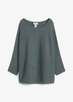 Mujer bonprix bonprix Jersey de canalé oversize de mezcla de viscosa