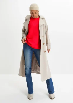 Mujer bonprix bonprix Jersey de canalé oversize de mezcla de viscosa