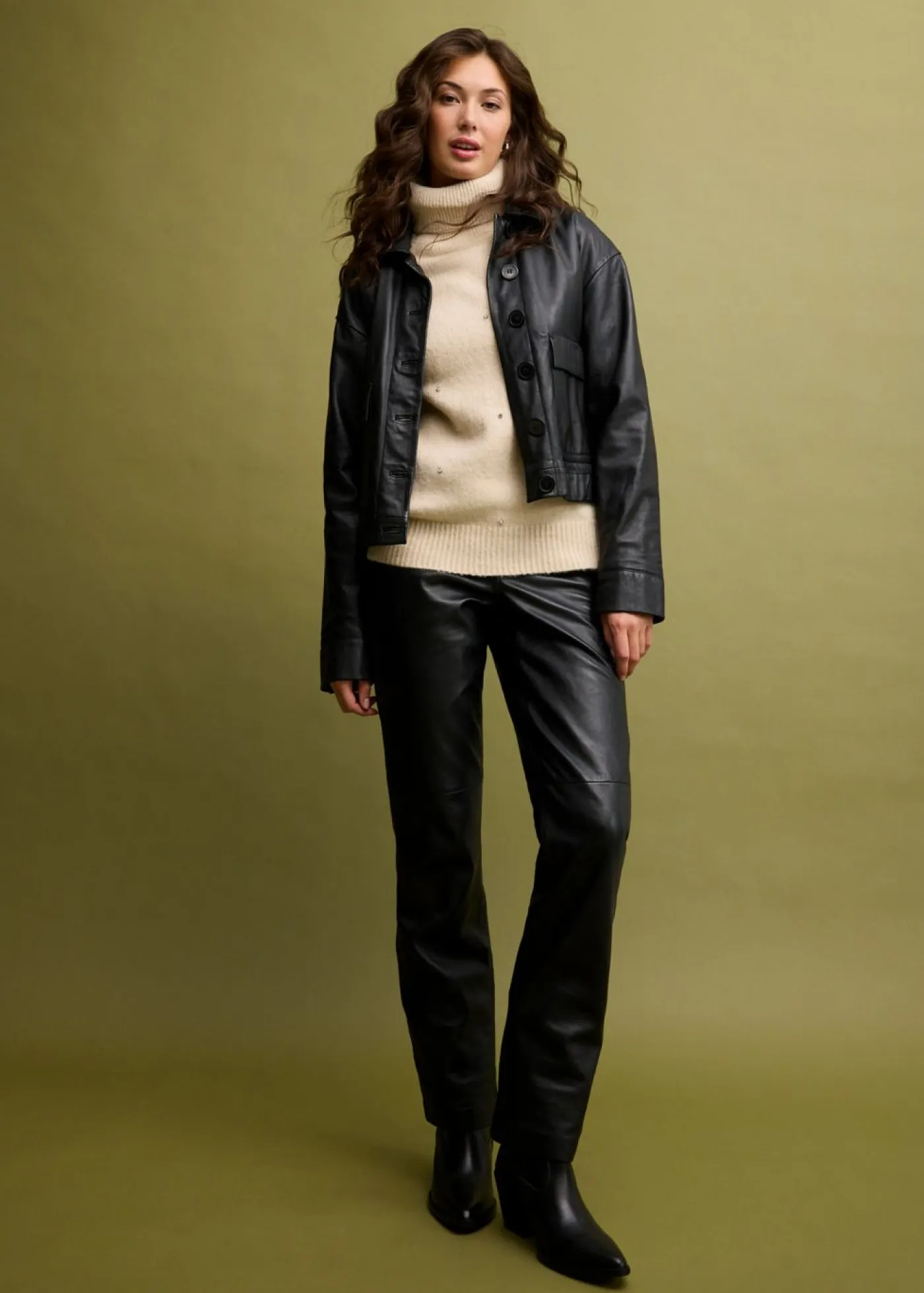 Mujer bonprix bonprix Jersey de cuello alto