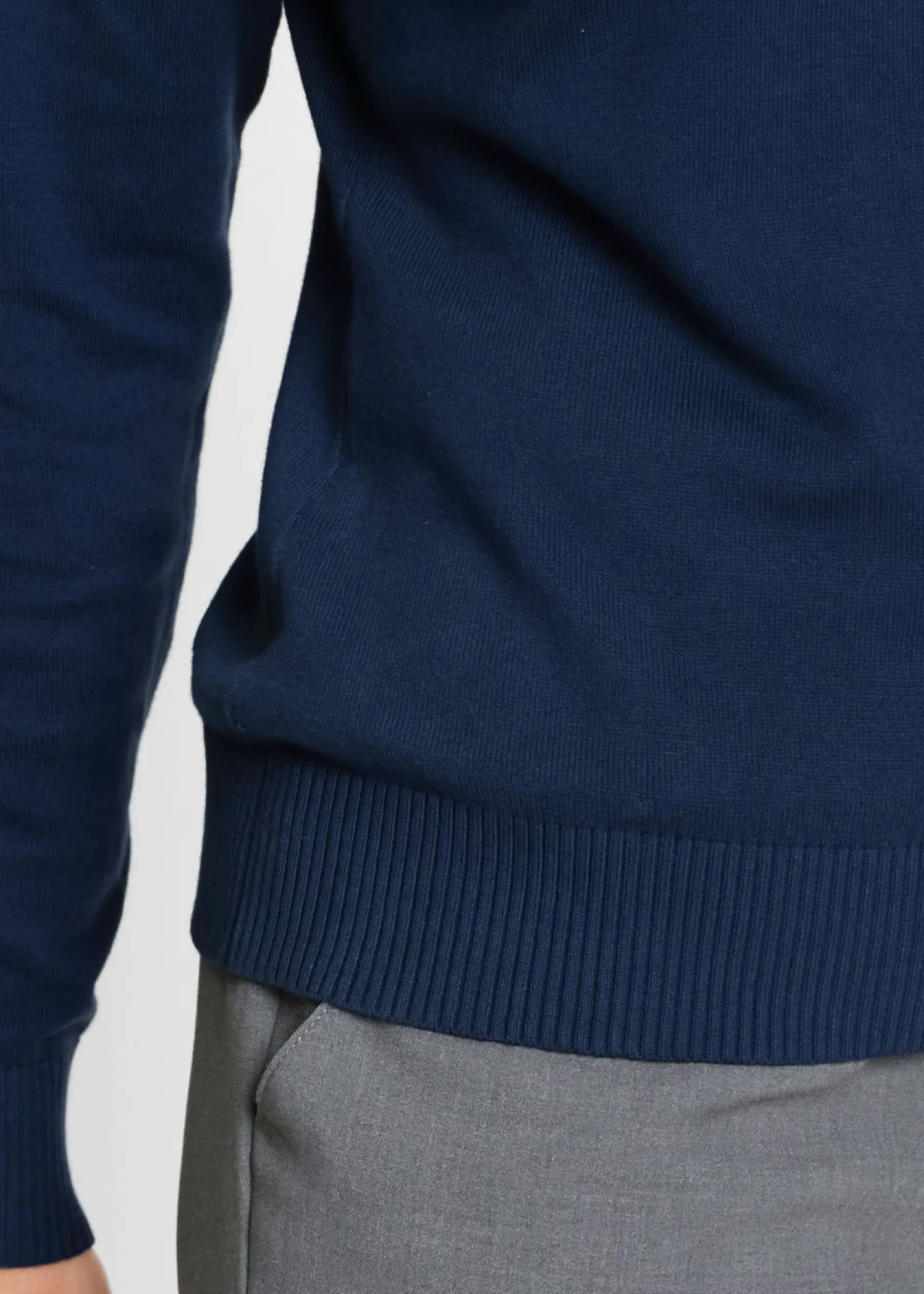 bonprix bonprix Básicos|Jerséis>Jersey de cuello alto Azul marino