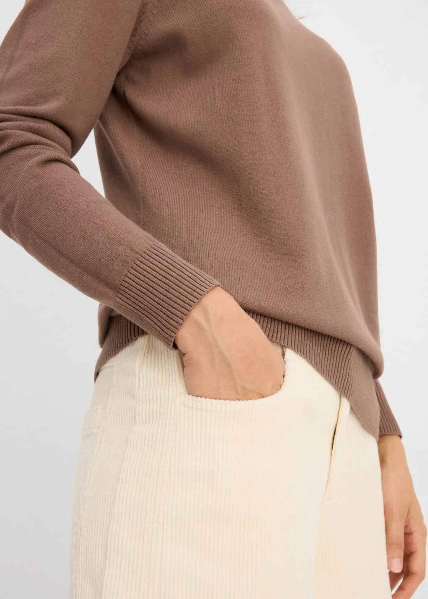 Mujer bonprix bonprix Jersey de cuello alto