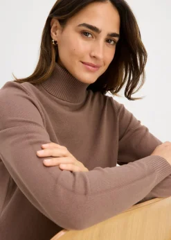 Mujer bonprix bonprix Jersey de cuello alto