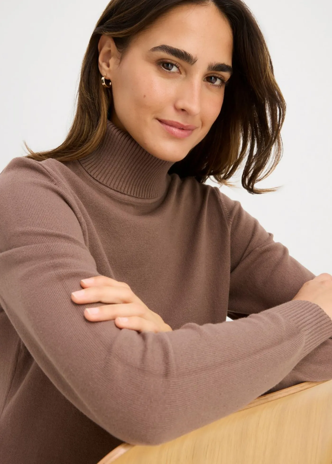 Mujer bonprix bonprix Jersey de cuello alto