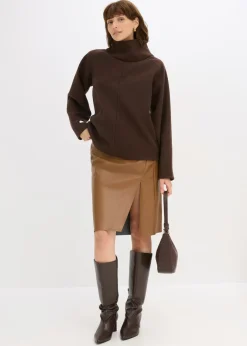 Mujer bonprix bonprix Jersey de cuello alto