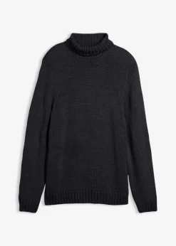 bonprix bonprix Jerséis Y Cárdigans>Jersey de cuello alto Negro