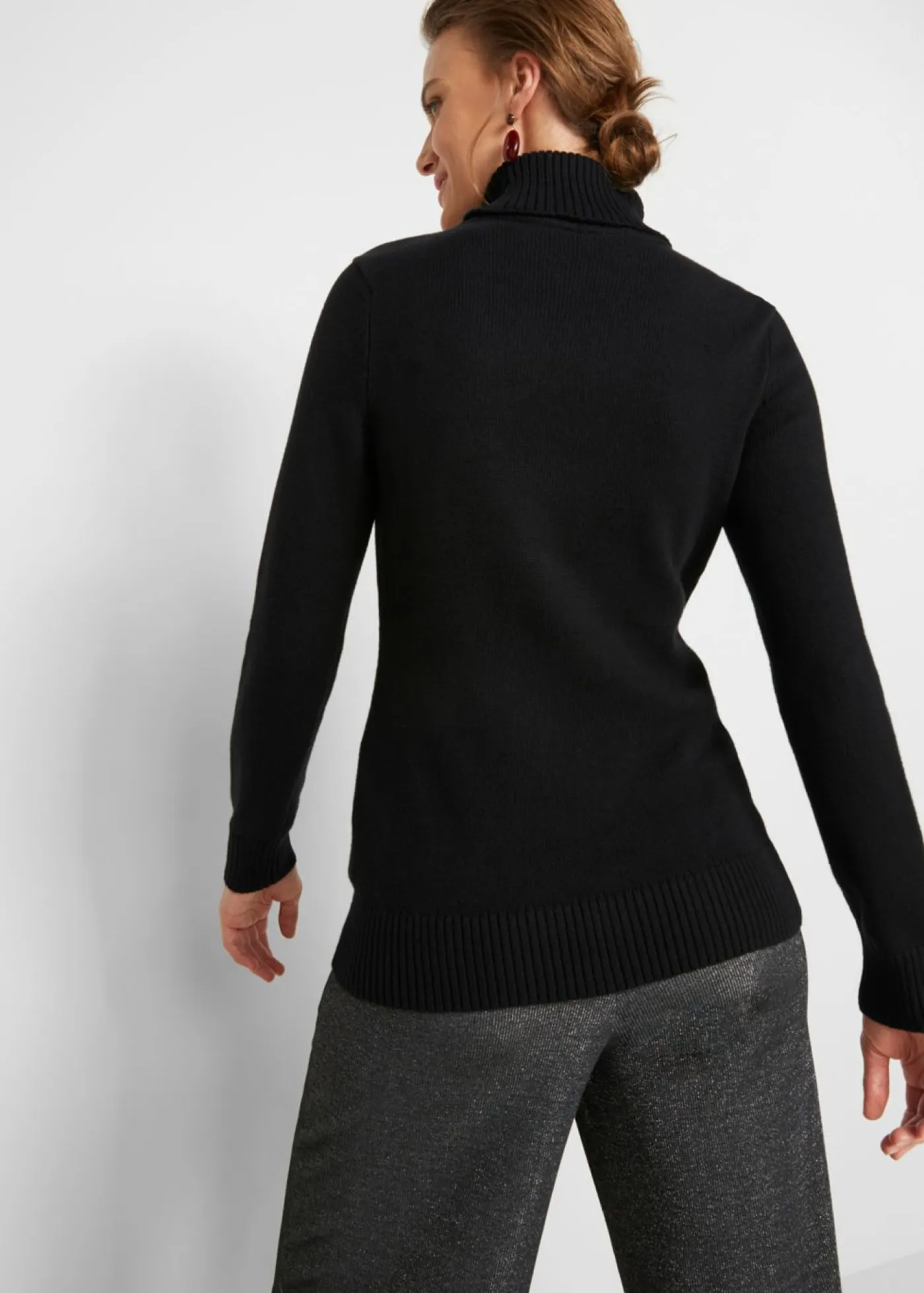 Mujer bonprix bonprix Jersey de cuello alto