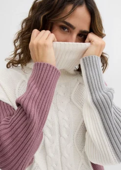 Mujer bonprix bonprix Jersey de cuello alto