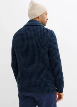 Hombre bonprix bonprix Jersey de cuello alto de punto grueso con estructura tipo barquillo