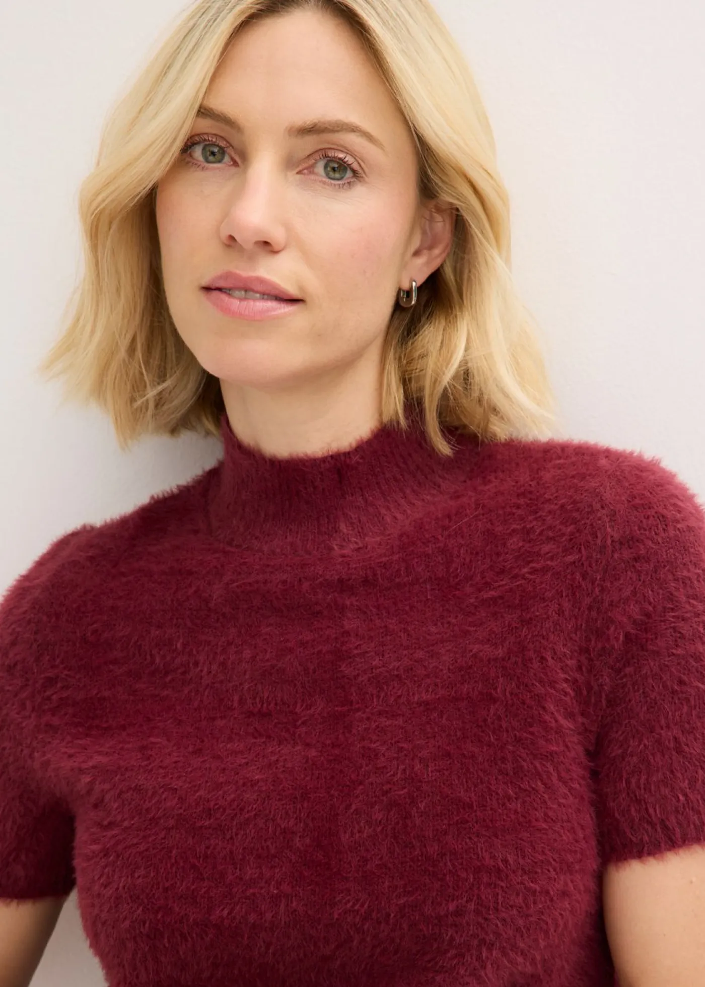 bonprix bonprix Jerséis|Ropa De Punto>Jersey de hilo de plumas rojo avellana