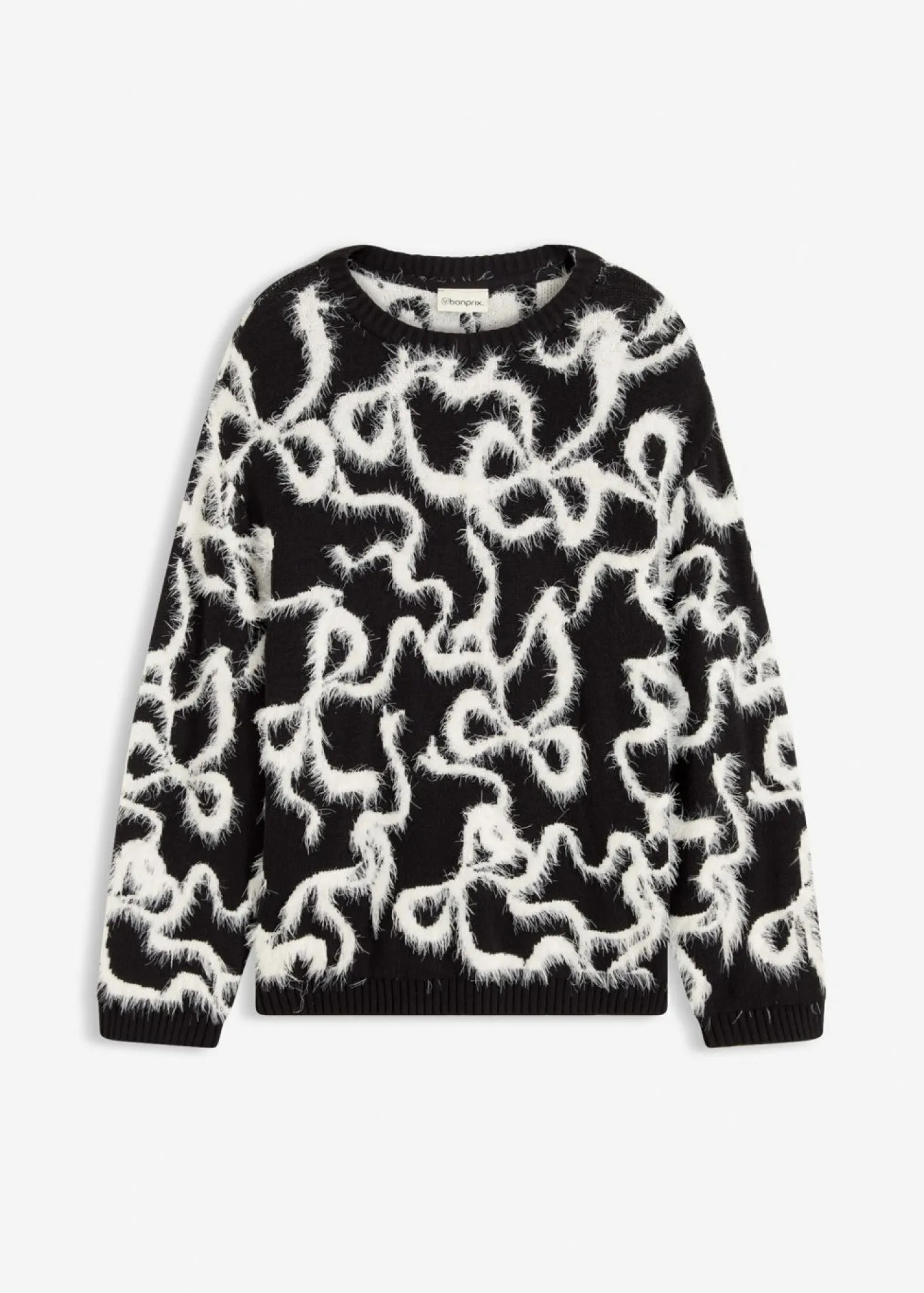 Mujer bonprix bonprix Jersey de jacquard de suave mezcla de viscosa