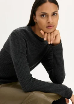 Mujer bonprix bonprix Jersey de lana merino fina