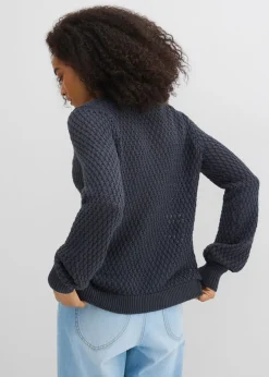 Mujer bonprix bonprix Jersey de mezcla de algodón