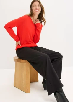 Mujer bonprix bonprix Jersey de mezcla de viscosa fluida