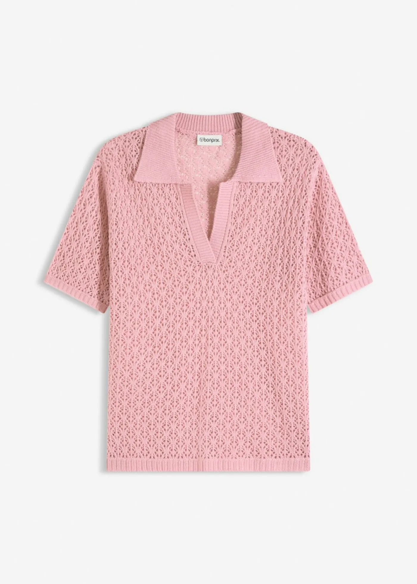 bonprix bonprix Jerséis|Novedades>Jersey de punto ajour orquídea ahumado