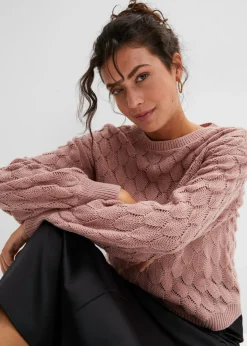 Mujer bonprix bonprix Jersey de punto ajour