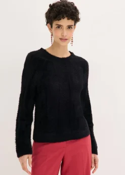 Mujer bonprix bonprix Jersey de punto ajour con hilo suave