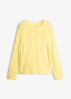 Mujer bonprix bonprix Jersey de punto ajour con hilo suave