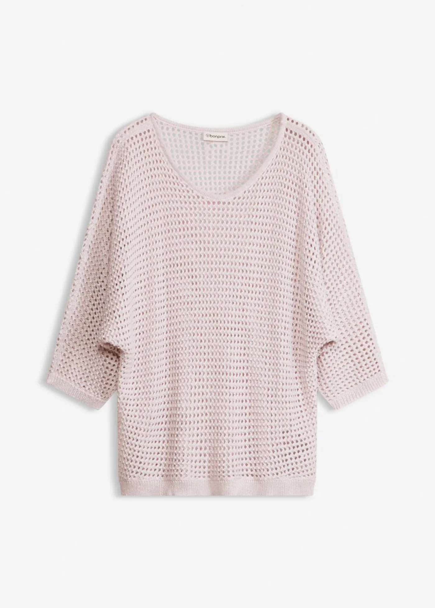 Mujer bonprix bonprix Jersey de punto ajour de mezcla de viscosa