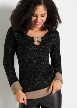 Mujer bonprix bonprix Jersey de punto brillante