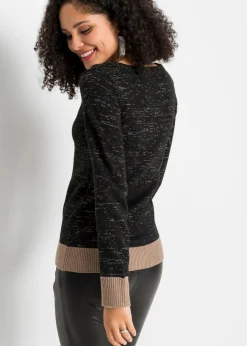 Mujer bonprix bonprix Jersey de punto brillante