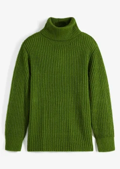 Mujer bonprix bonprix Jersey de punto con cuello vuelto