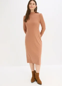 Mujer bonprix bonprix Jersey de punto de canalé de mezcla de viscosa