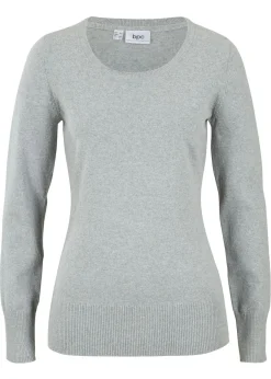 bonprix bonprix Básicos|Jerséis>Jersey de punto fino Gris