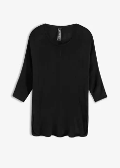 Mujer bonprix bonprix Jersey de punto fino con mangas 3/4